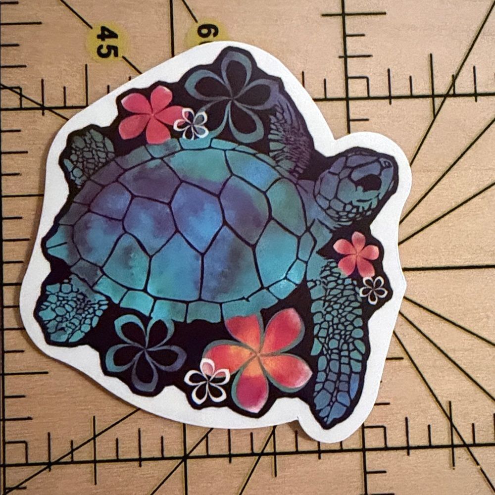 💜13/$13 +Bundle Sticker Sale | Turtle Animal Waterproof Sticker